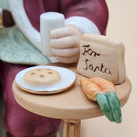 Lenox Cookies For Santa Figurine 6.25" Original Box #816936 - Picture 14 of 16